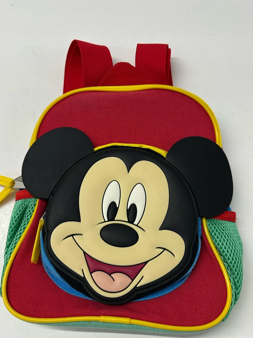 Disney Red Mickey Mouse Kids Backpack/Lunchbox  with Black and Yellow Accents